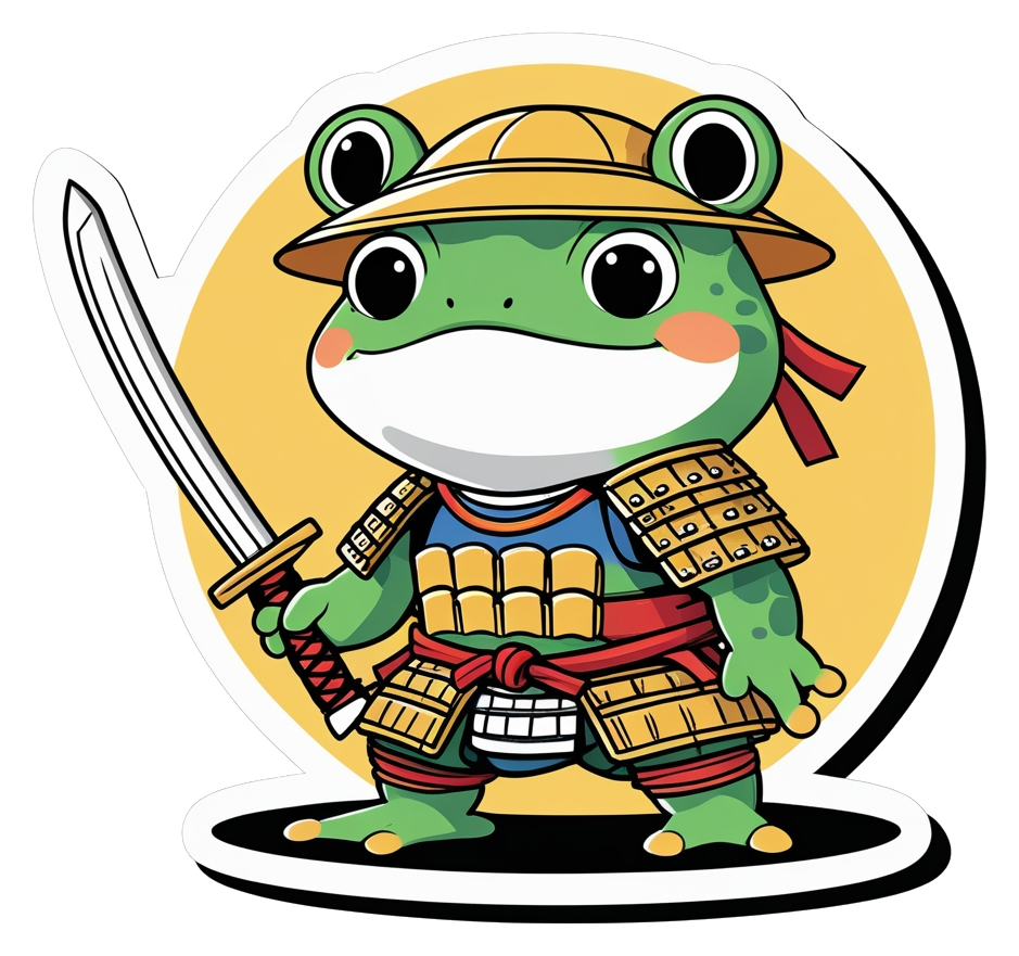Samurai-Froschkrieger